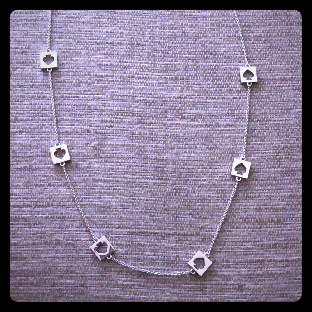 Kate Spade Silver Spade necklace
